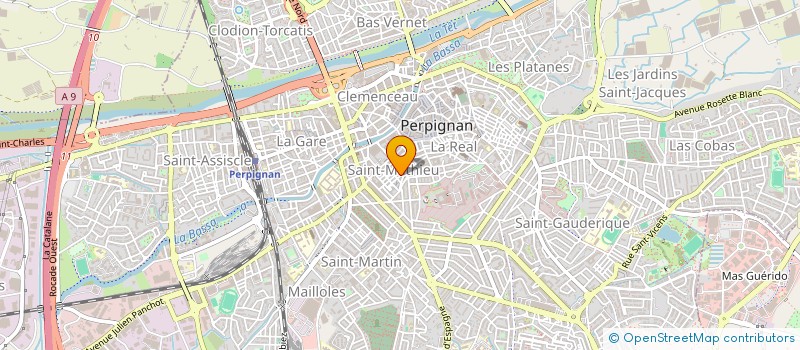 localisation de l'entreprise LA COM.ERE à PERPIGNAN