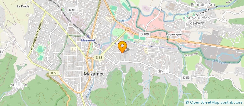 localisation de l'entreprise LA COMBA DEL PIOCH  MAZAMET