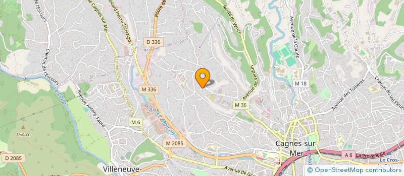 localisation de l'entreprise LA COMBE à CAGNES SUR MER