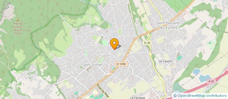 localisation de l'entreprise LA COMBE BON REPOS à SAINT-ISMIER
