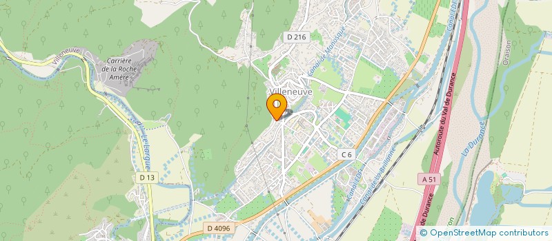 localisation de l'entreprise LA COMBE D AZARD SCI à VILLENEUVE