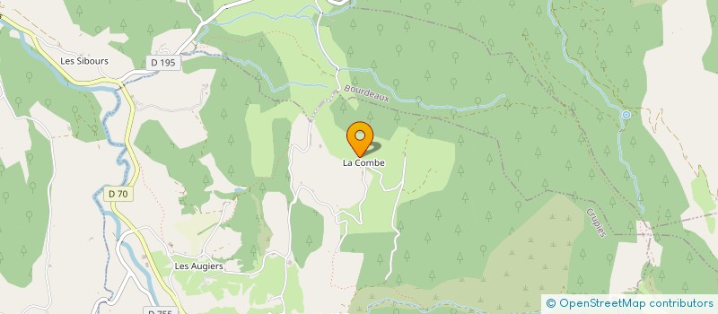 localisation de l'entreprise LA COMBE DE CLARTANT  CRUPIES