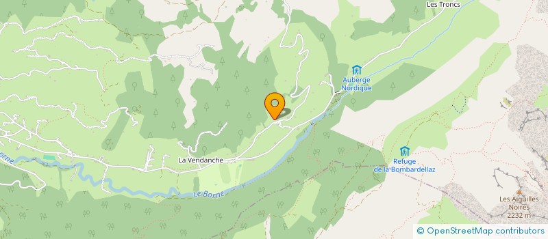 localisation de l'entreprise LA COMBE DES VERTS  LE GRAND-BORNAND