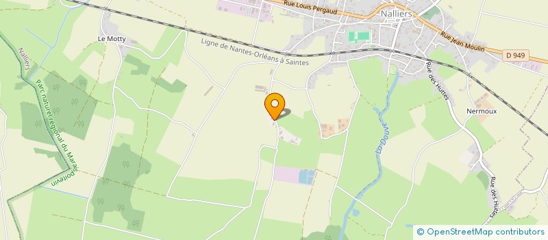 localisation de l'entreprise LA COMBE FENAL  NALLIERS