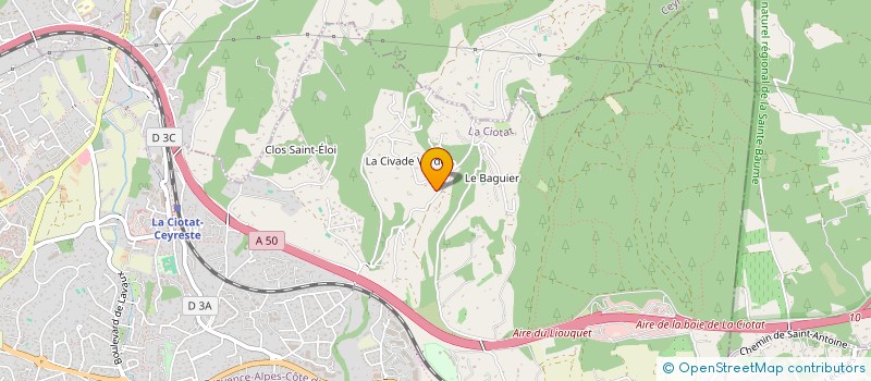 localisation de l'entreprise LA COMBETTE  BEAUVEZER