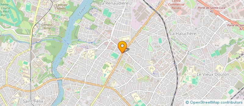 localisation de l'entreprise LA COMBINE  NANTES