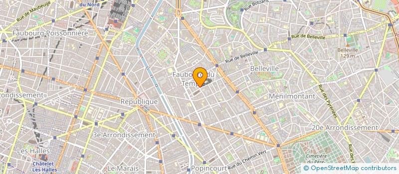 localisation de l'entreprise LA COMBINE FOOD à PARIS