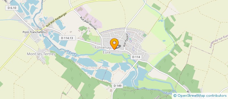 localisation de l'entreprise LA COMBRAYSIENNE N°33 à FONTENAY-SUR-EURE