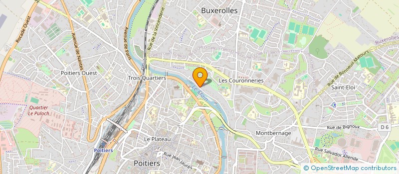 localisation de l'entreprise LA COMEDIA DEL POITIERS  POITIERS