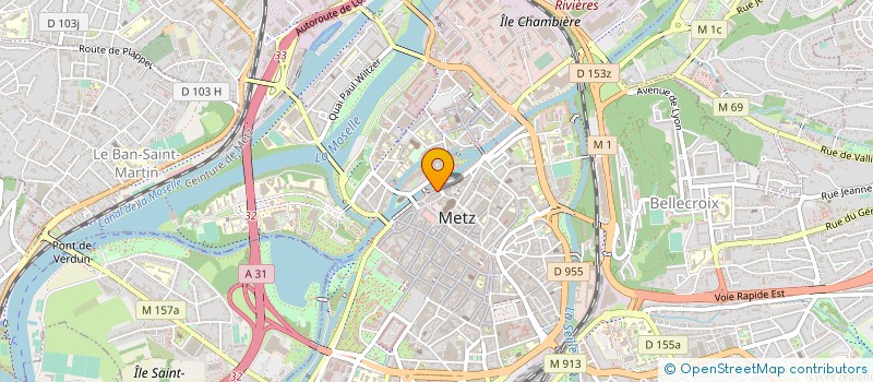 localisation de l'entreprise LA COMEDIE à METZ