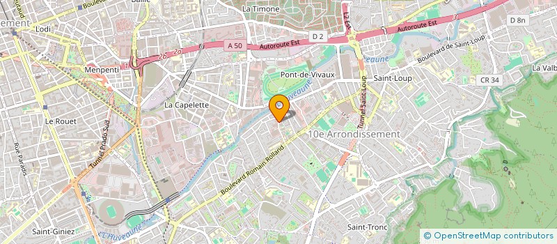 localisation de l'entreprise LA COMEDIE BALLET GORLIER C. BARCELO K.  MARSEILLE