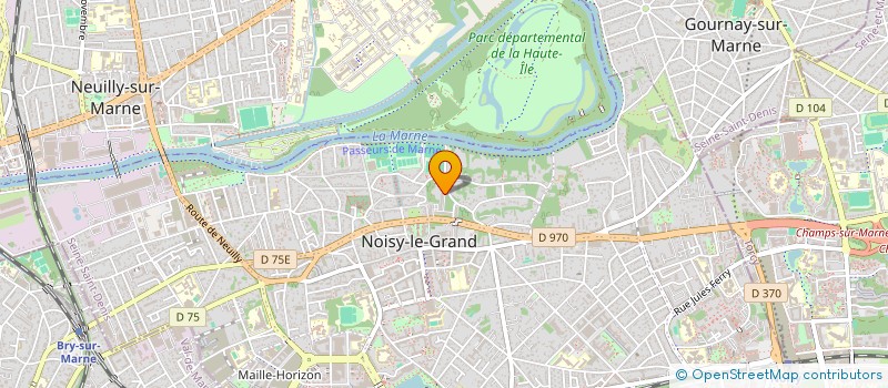 localisation de l'entreprise LA COMEDIE D'ASSIA  NOISY-LE-GRAND