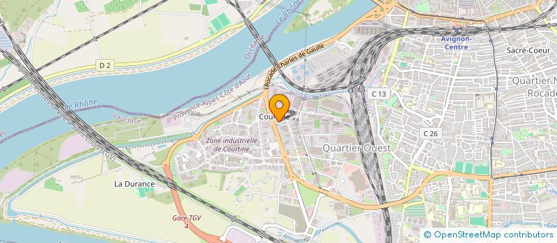 localisation de l'entreprise LA COMEDIE D'AVIGNON à AVIGNON
