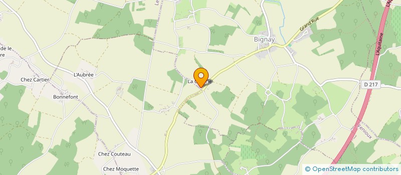 localisation de l'entreprise LA COMEDIE DE L'EPERON  ST JEAN D'ANGELY