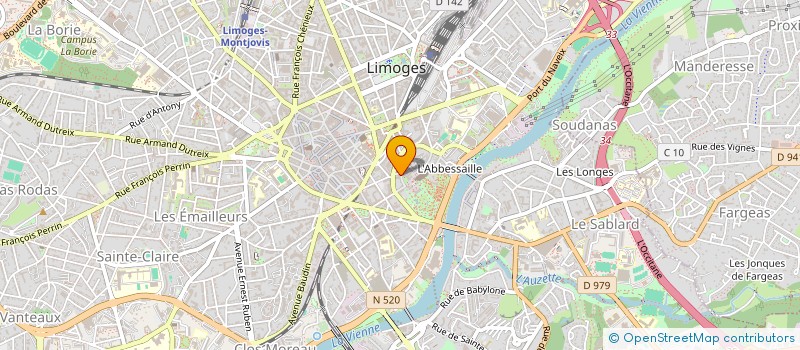 localisation de l'entreprise LA COMEDIE DE LIMOGES à LIMOGES