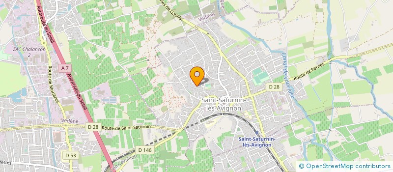 localisation de l'entreprise LA COMEDIE DE SATURNE ACT  SAINT-SATURNIN-LES-AVIGNON