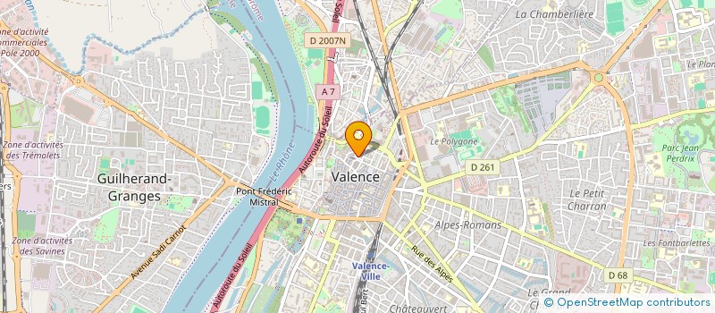 localisation de l'entreprise LA COMEDIE DE VALENCE à VALENCE