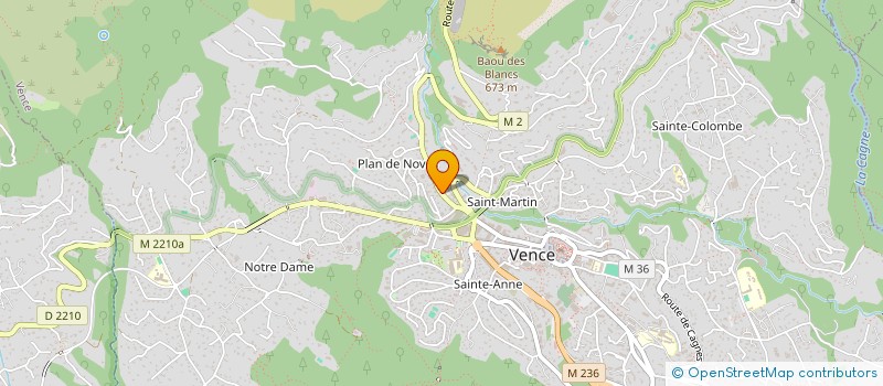 localisation de l'entreprise LA COMEDIE DES MOTS à VENCE
