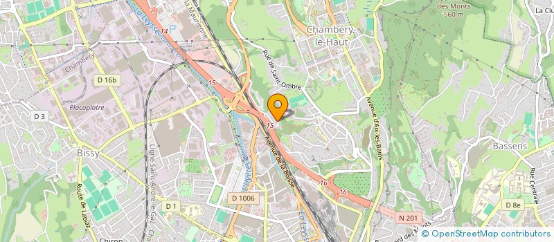 localisation de l'entreprise LA COMEDIE DES RAILS  CHAMBERY