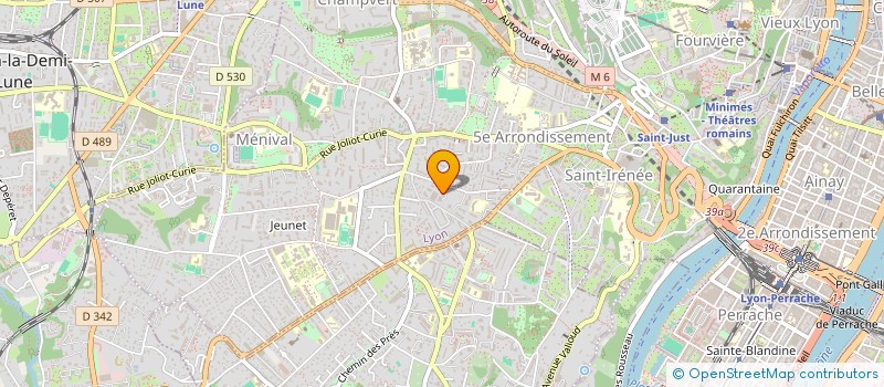 localisation de l'entreprise LA COMEDIE DU AZAHAR à LYON 5EME