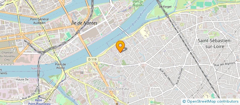 localisation de l'entreprise LA COMETE à SAINT-SEBASTIEN-SUR-LOIRE