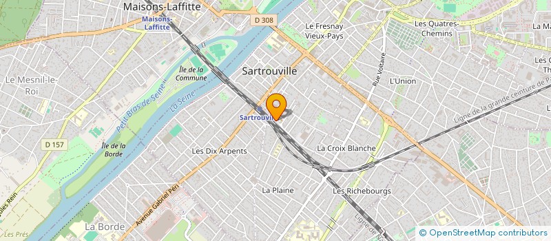 localisation de l'entreprise LA COMETE à SARTROUVILLE