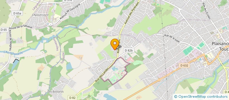 localisation de l'entreprise LA COMETE  PLAISANCE-DU-TOUCH