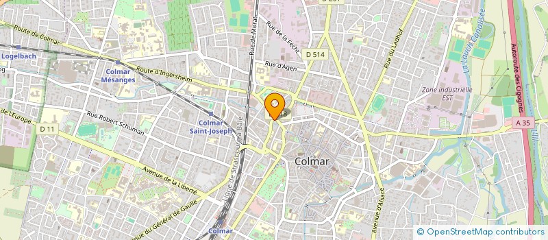 localisation de l'entreprise LA COMETE  AMMERSCHWIHR