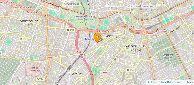 localisation de l'entreprise LA COMETE ORTOLAN  GENTILLY