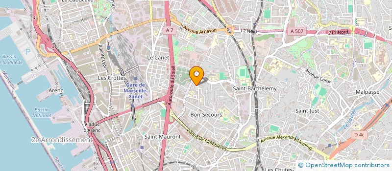 localisation de l'entreprise LA COMMANDERIE à MARSEILLE