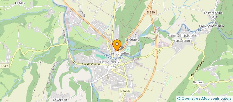 localisation de l'entreprise LA COMMANDERIE  LES ECHELLES