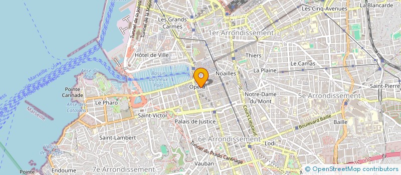 localisation de l'entreprise LA COMMANDERIE  MARSEILLE