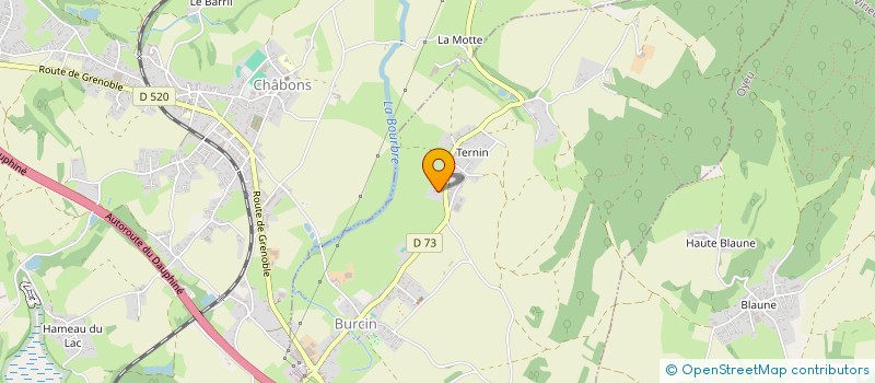 localisation de l'entreprise LA COMMANDERIE  BURCIN