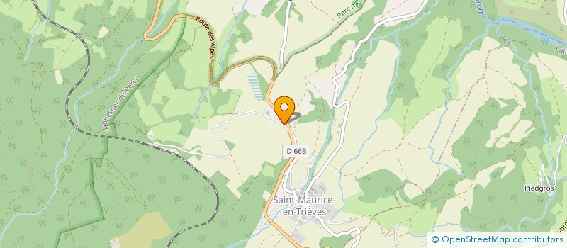 localisation de l'entreprise LA COMMANDERIE  SAINT-MAURICE-EN-TRIEVES