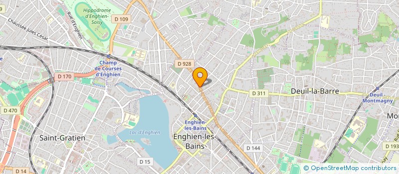 localisation de l'entreprise LA COMMANDERIE DES HOSPITALIERS D'ENGHIEN LES BAINS EHPAD  ENGHIEN-LES-BAINS