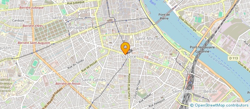 localisation de l'entreprise LA COMMANDERIE DES TEMPLIERS  BORDEAUX