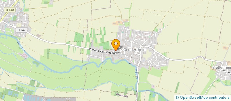 localisation de l'entreprise LA COMMANDERIE LOT 3  GEUDERTHEIM