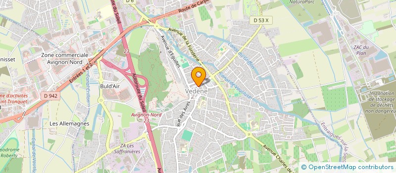 localisation de l'entreprise LA COMMEDIA  VEDENE