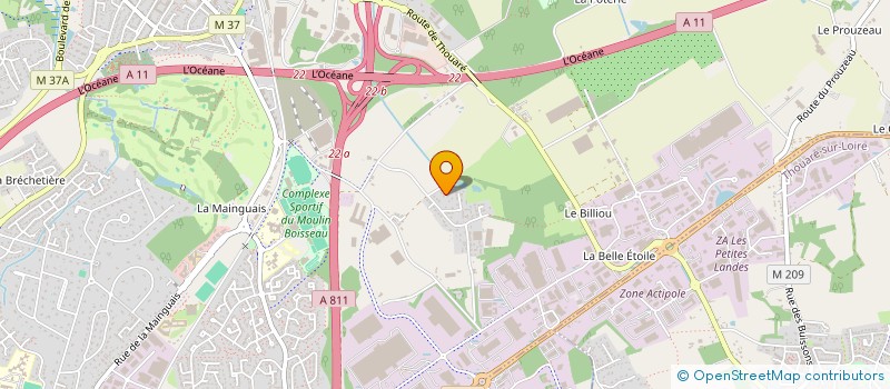 localisation de l'entreprise LA COMMISCHOOL à CARQUEFOU