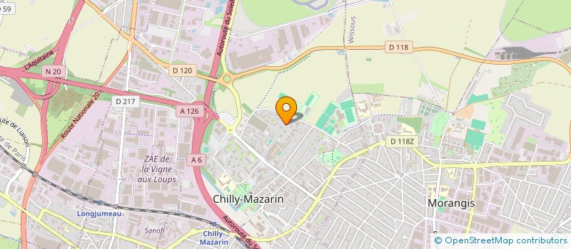 localisation de l'entreprise LA COMMODE DES BAMBINS à CHILLY-MAZARIN
