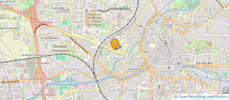 localisation de l'entreprise LA COMMUNAUTE  RENNES