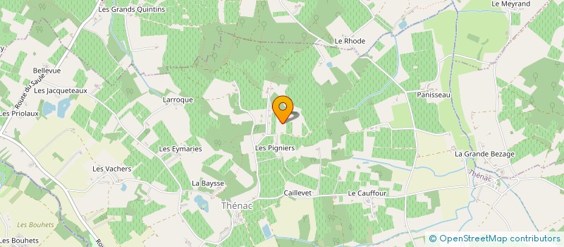 localisation de l'entreprise LA COMMUNAUTE DE BIRAN  THENAC