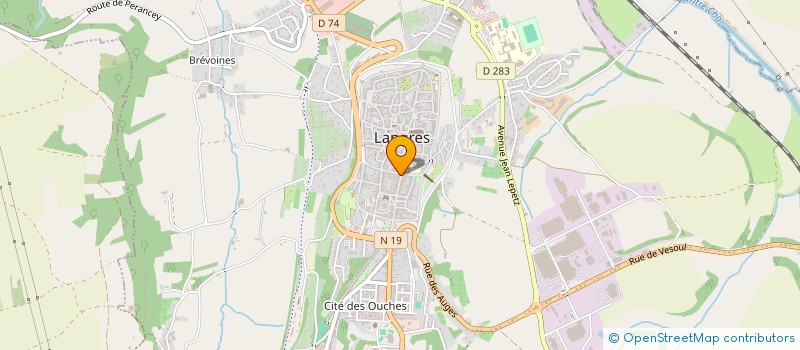 localisation de l'entreprise LA COMMUNAUTE DE L'ANTRE à LANGRES