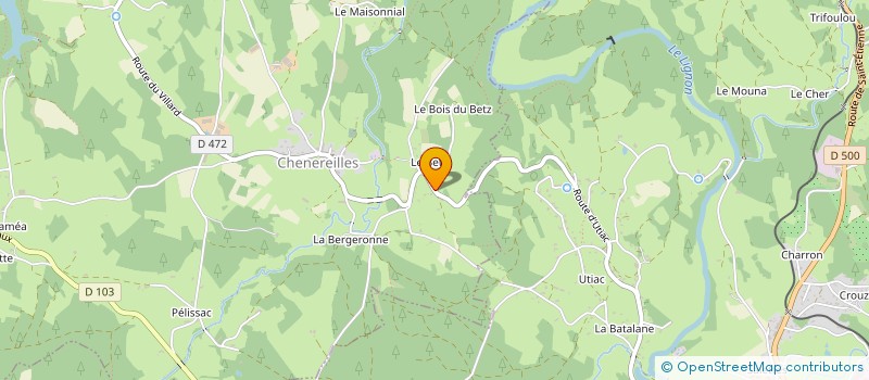 localisation de l'entreprise LA COMMUNAUTE DE L'ASSO  CHENEREILLES