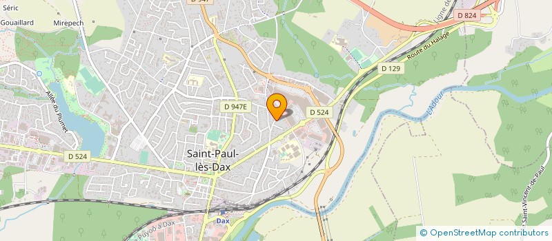 localisation de l'entreprise LA COMMUNAUTE DU BOUGNA à SAINT-PAUL-LES-DAX