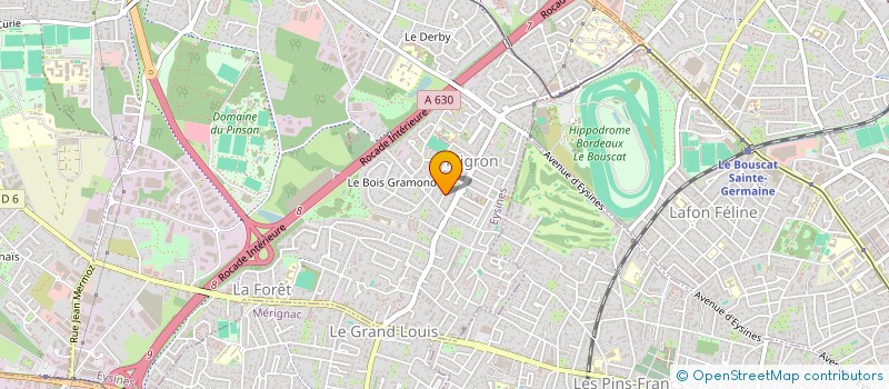 localisation de l'entreprise LA COMMUNAUTE DU HAMEAU  EYSINES