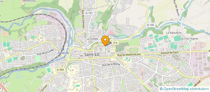 localisation de l'entreprise LA COMMUNAUTE DU JEU  SAINT-LO