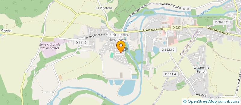 localisation de l'entreprise LA COMMUNAUTE DU MARTEAU à SAINT-DENIS-LANNERAY