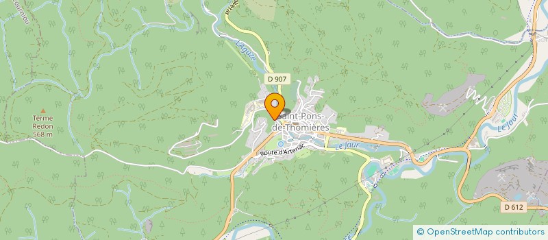 localisation de l'entreprise LA COMMUNAUTE HARKIS DU PAYS SAINT PONAIS à SAINT-PONS-DE-THOMIERES