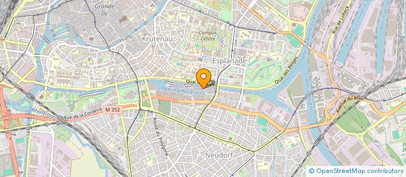 localisation de l'entreprise LA COMMUNE / CONSULTANT URBAIN à STRASBOURG